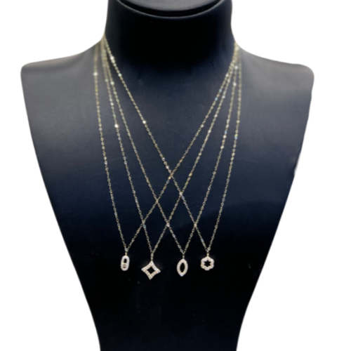 بكج اربعة سلاسل متنوعة عيار 18