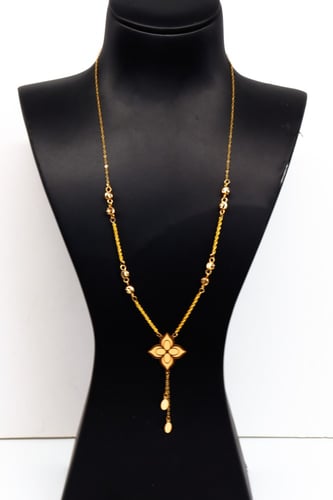 سبحة ذهب تصميم الفان كليف نواعم عيار 21 وزن 3.9 جر...