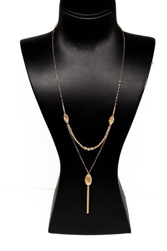 سبحة ذهب بحريني دورين عيار 21 لمظهر جذاب