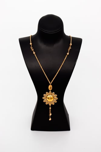 سبحة ذهب عيار 21 موديل وردة الروب تشين بوزن 14.4 ج...