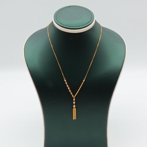 سبحة ذهب ناعمة عيار 21 وزن 2.6 جرام