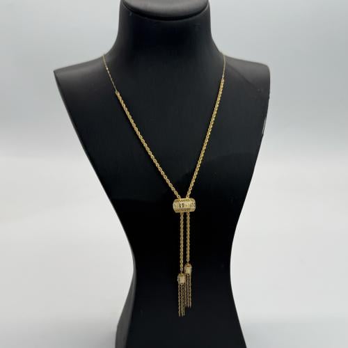 سبحة ذهب عيار 21 مطعمة بالميناء الابيض وزن 6.66 جر...