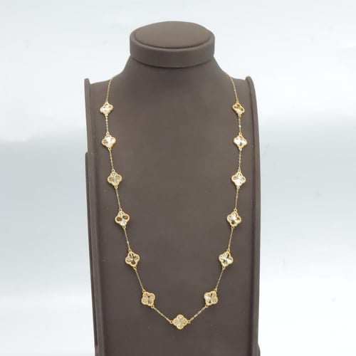 سبحة نواعم الفان كليف عيار 18 وزن 6.4 جرام