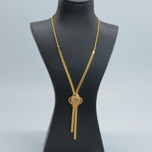 عقد ذهب عيار 21 وزن 10.5 جرام