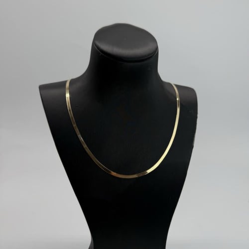 عقد ذهب الفلات سادة عيار 18 وزن 6 جرام