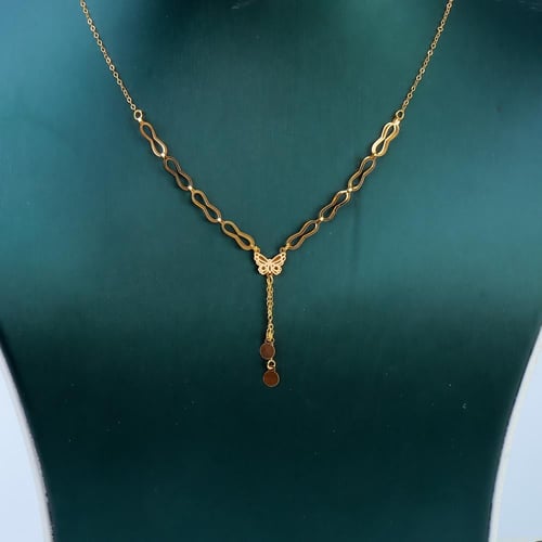 طقم ذهب ناعم عيار 21 وزن 2.25 جرام