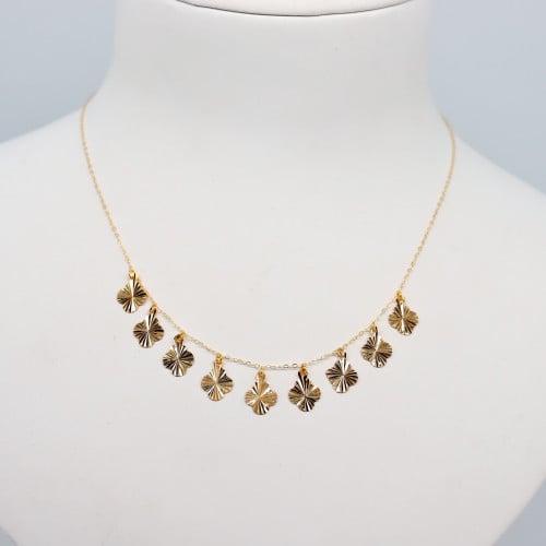 سلسال ذهب فان كليف عيار 18 تصميم جذاب انيق وزن 2.4...