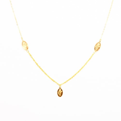 سلسال ذهب تصميم السبيكة البيضاوي نواعم عيار 21 وزن...