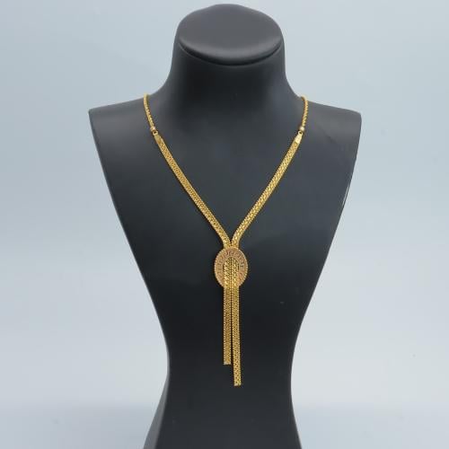 عقد ذهب عيار 21 وزن 10.3 جرام