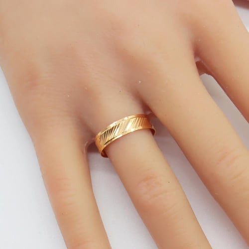 دبلة ذهب عيار 21