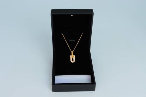 سلسال ذهب المونيكاء تصميم الماس عيار 21 وزن 3.1 جر...