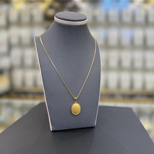 تعليقه المطفي مع السلسال عيار 21 وزن 5.6 جرام