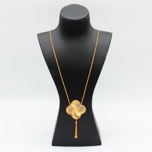 عقد ذهب فان كليف عيار 21 وزن 9.9 جرام- الوردة الرب...