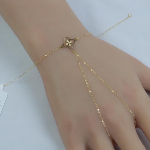 كف ذهب ناعم عيار 18 وزن 0.5 جرام