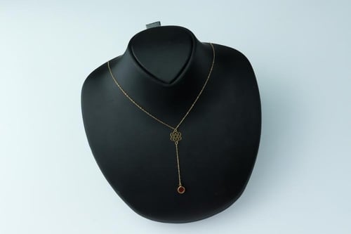 سلسال ذهب تصميم الماسي عيار 18