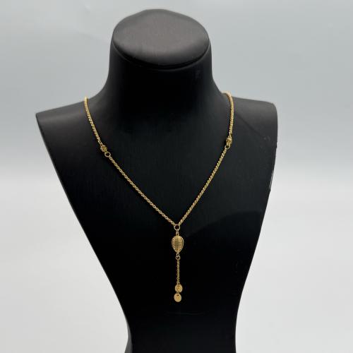 سبحة ذهب تصميم المبروم عيار 21 وزن 3.4 جرام