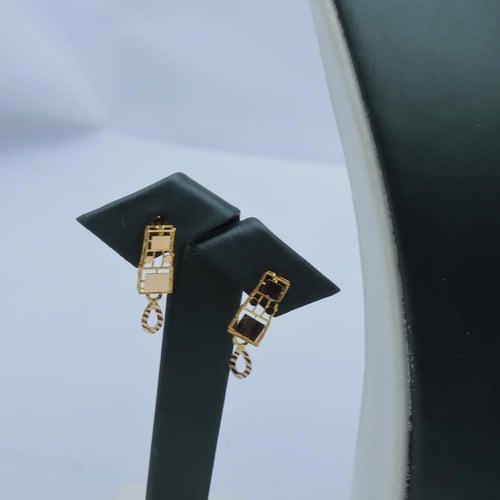 طقم ذهب عيار 21 وزن 12.38 جرام