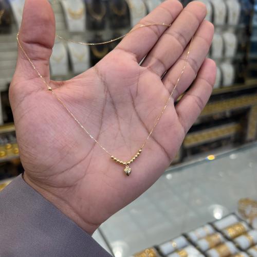 سلسال LOVE عيار 18 وزن 0.8 جرام