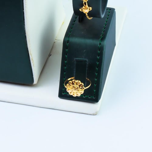 طقم ذهب كرسي جابر عيار 21 وزن 8.75 جرام