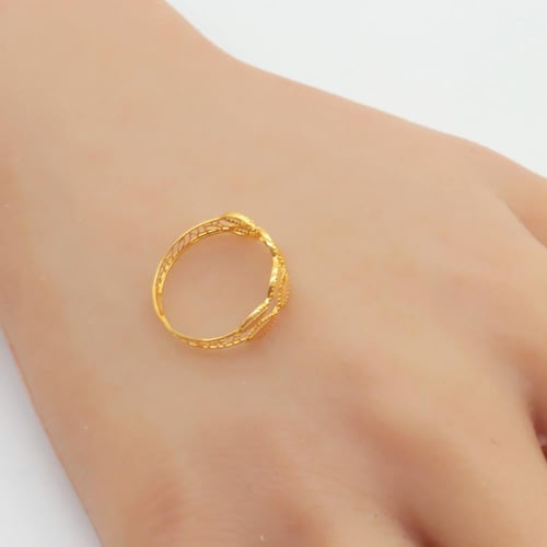 خاتم ذهب عيار 21