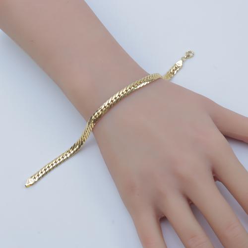 سوارة ذهب الجنزير عيار 18 وزن 3.37 جرام