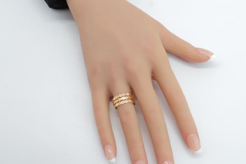 دبلة ذهب تونز الشومية عيار 21