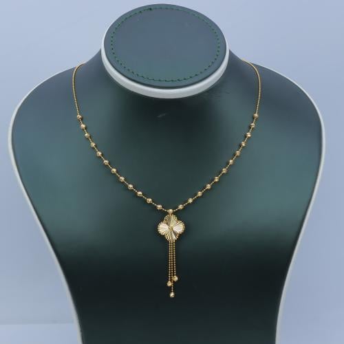 سلسال ذهب عيار 21 النعومة المتدلية وزن 6.14 جرام