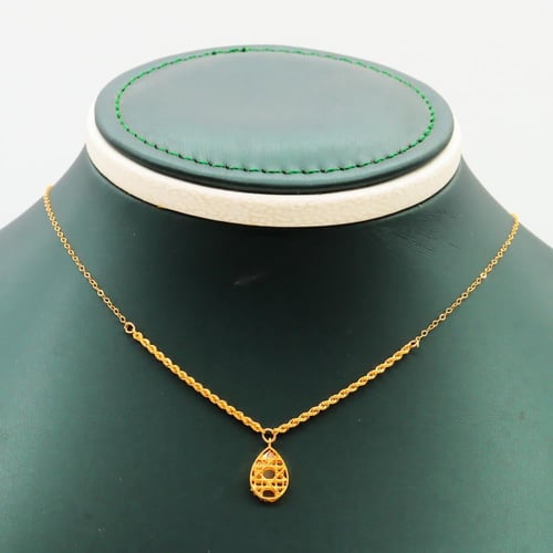 سلسال ذهب عيار ٢١ الديور وزن 0.86جرام