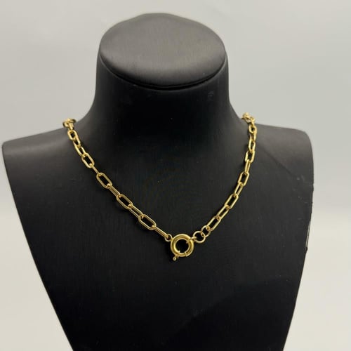 عقد ذهب بتصميم الجنزير عيار 21 وزن 10.8 جرام