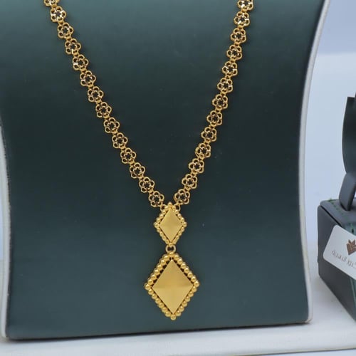 طقم شبكة ذهب للعروس عيار 21 وزن 23.7 جرام