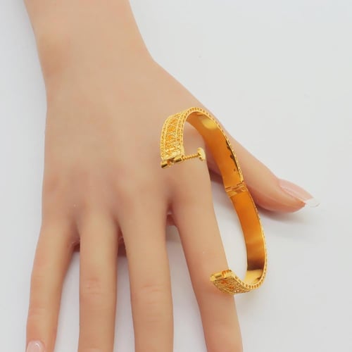 سوارة ذهب الديور عيار 21 وزن 12.12 جرام