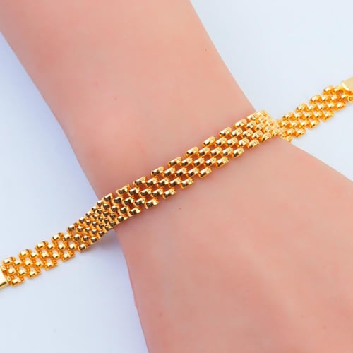 سوارة ذهب الرولكس عيار 21 وزن 12.31 جرام