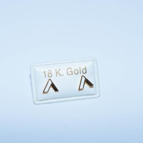 حلق طبي ذهب للأطفال عيار 18 وزن 0.3 جرام – تصميم ه...