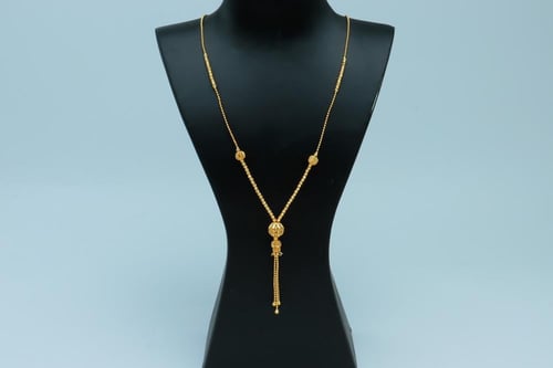 سبحة ذهب بحريني عيار 21 وزن 13.96 جرام