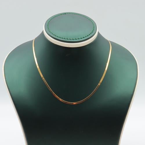 عقد ذهب الفلات عيار 18 وزن 4.2 جرام