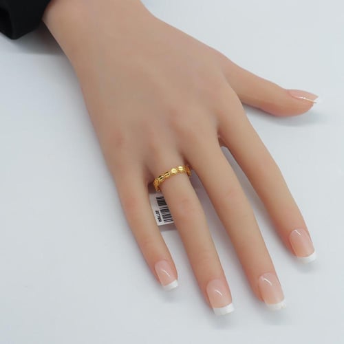 احلى دبل خطوبة ذهب عيار 21 مميز بوزن 0.9 جرام