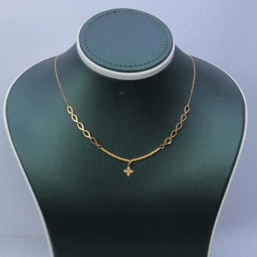 سلسال ذهب عيار 21 وزن 1.2 جرام