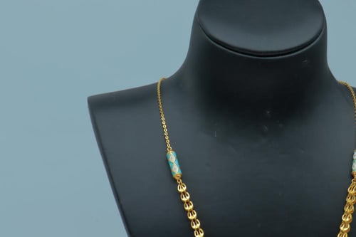 سبحة ذهب هندي عيار 21 وزن 12.18 جرام