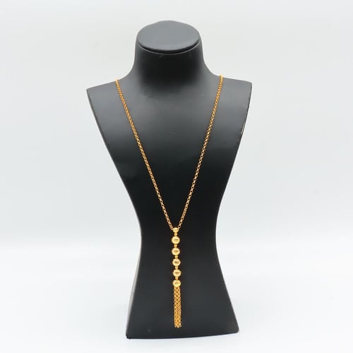 سبحة ذهب الببلز عيار 21 بتصميم التعليقة المتحركة و...