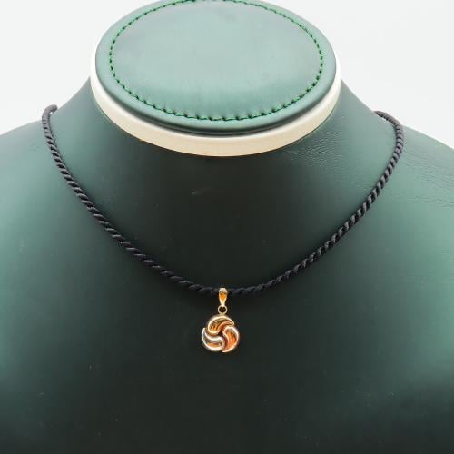 تعليقة ذهب عيار 18 دوّامة الرونق بوزن 0.17 جرام -...