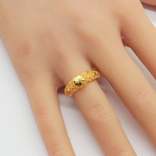 خاتم ذهب عيار 21