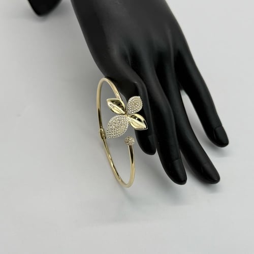 اسوارة ذهب باسكال عيار 18 تصميم الماسي وزن 7.9 جرا...