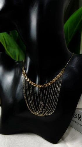 سلسال ذهب عيار 18 وزن 2.1 جرام