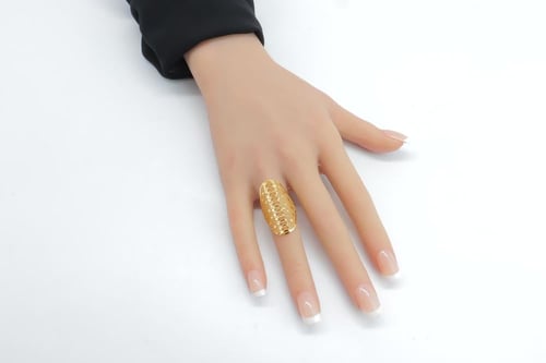 خاتم ذهب عيار 21 وزن 2.95 جرام