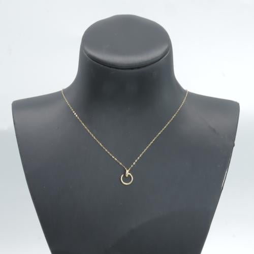 سلسال ذهب نواعم تصميم الماسي عيار 18 وزن 0.5 جرام