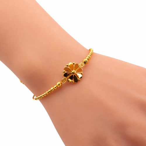 Gold bracelet 21k with a stunning design 4.33 g