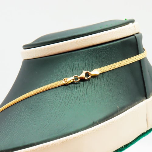 كلكشن عقد واسوارة ماتيني ذهب عيار 18 وزن 4.77 جرام