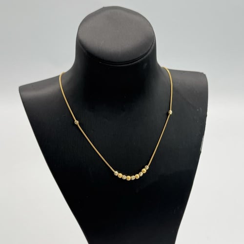 عقد ذهب صافي عيار 21 وزن 3.6 جرام