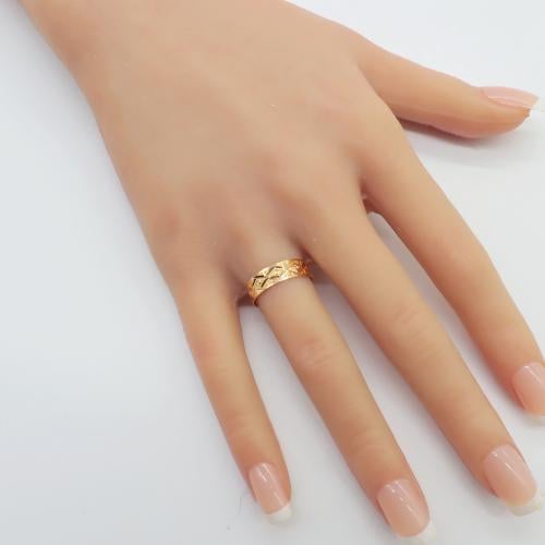 دبلة ذهب عيار 21 وزن 0.8 جرام