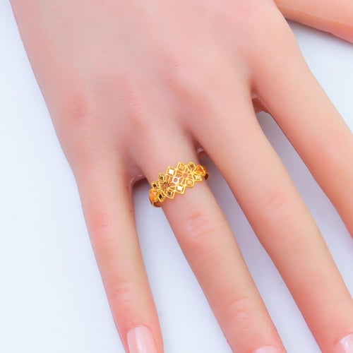 خاتم ذهب عيار 21